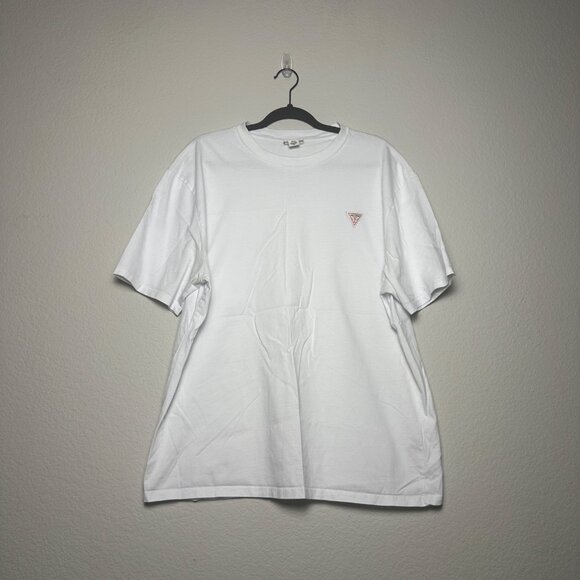 Guess Originals Shirt Men M White Summer Graphic Casual Classic Streetwear - Picture 1 of 16